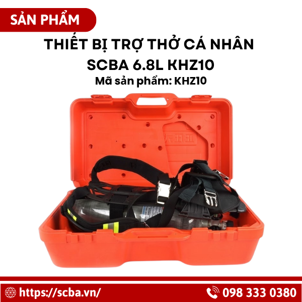 Thiết bị trợ thở cá nhân SCBA 6.8L KHZ10