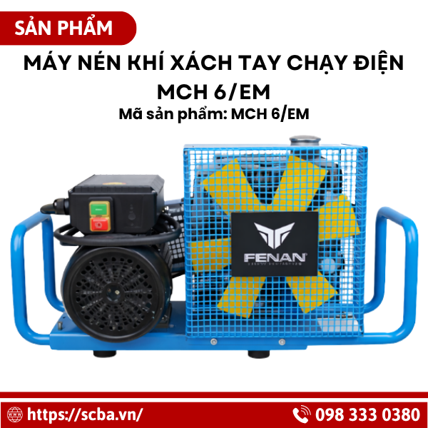 Máy nén khí xách tay chạy điện MCH 6/EM