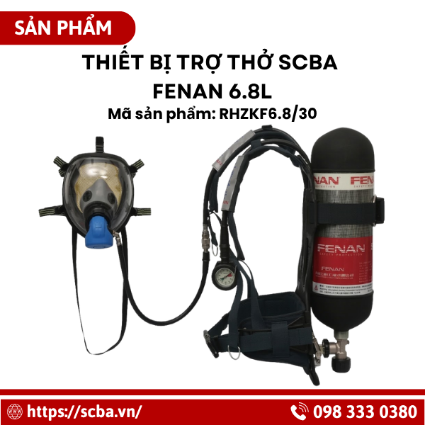 Thiết bị trợ thở SCBA FENAN 6.8L