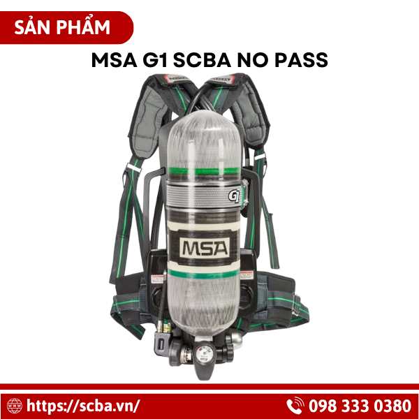 MSA G1 SCBA NO PASS