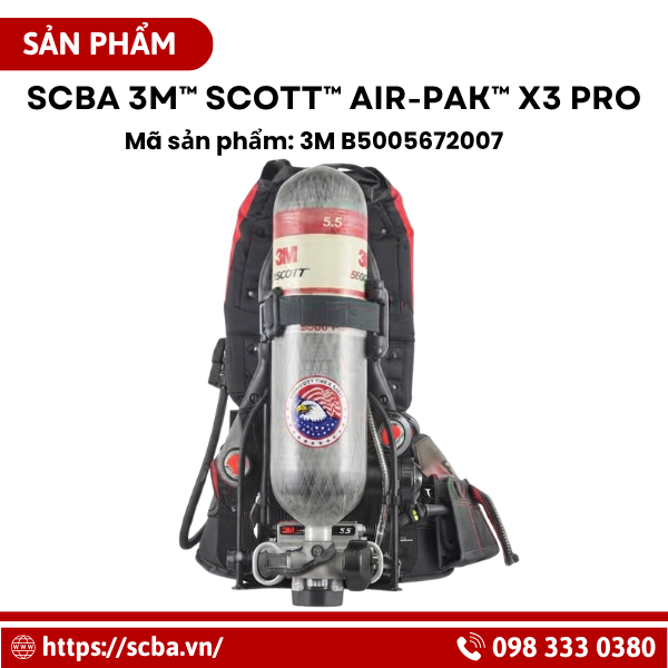 SCBA 3M™ Scott™ Air-Pak™ X3 Pro