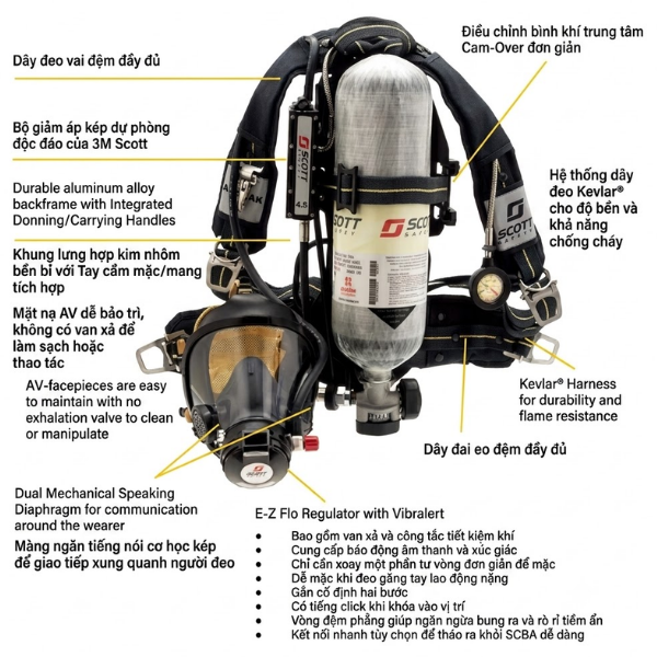 SCBA 3M™ Scott™ Air-Pak™ 75i