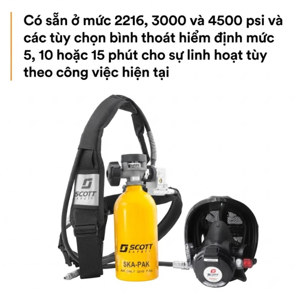 SCBA 3M™ Scott™ Ska-Pak Plus