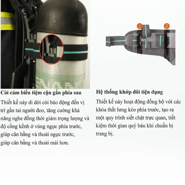 Thiết bị trở thợ SCBA FENAN C8600F