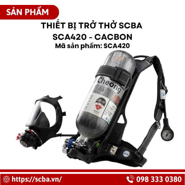 Thiết bị trợ thở SCBA Model SCA420