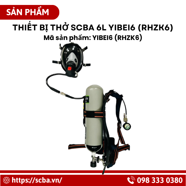Thiết bị thở SCBA 6L YIBEI6 (RHZK6)
