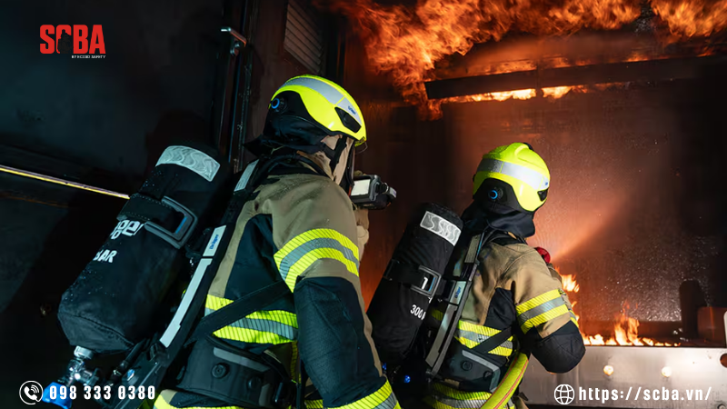 Những môi trường làm việc nên trang bị SCBA Dräger