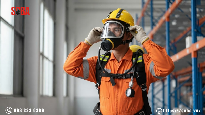Ứng dụng SCBA trong sản xuất và ứng cứu khẩn cấp