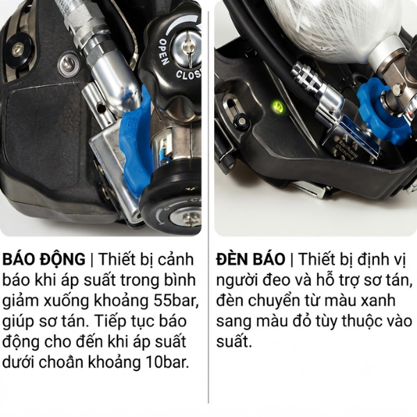 Thiết bị trợ thở SCBA Model SCA420