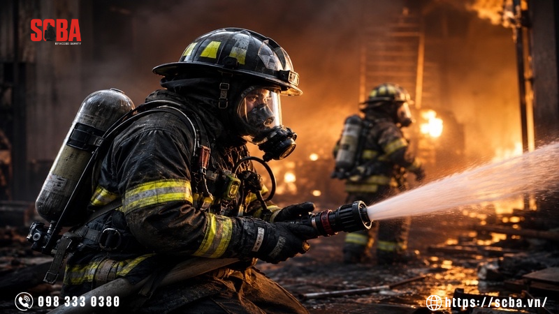 SCBA được sử dụng trong những tình huống PCCC nào?